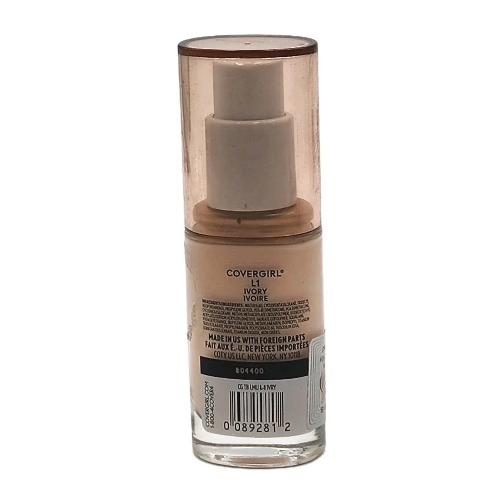 CoverGirl TruBlend Liquid Makeup Ivory‎ Foundation L1 1 Fl Oz New